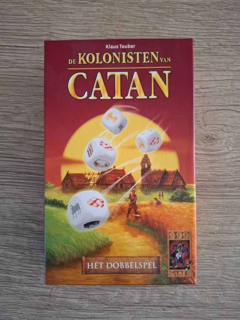 Kolonisten van Catan: Het Dobbelspel - Compact & Compleet, Ophalen of Verzenden, Zo goed als nieuw, Een of twee spelers, 999 Games