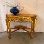 Brocante Sidetable - 110 x 45 cm - Handgemaakt - TTM Wonen, TTM Wonen, Meubels – (Perzische) Tapijten en Woonaccessoires, 100 tot 150 cm