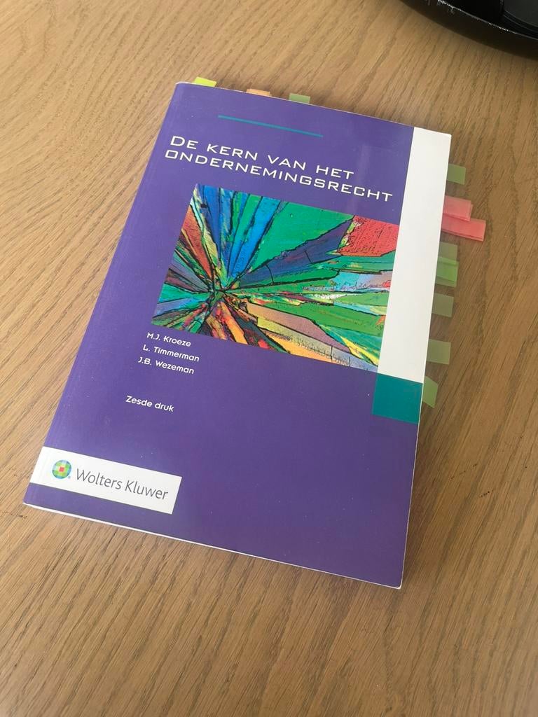 L. Timmerman - De kern van het ondernemingsrecht, Overige wetenschappen, Ophalen of Verzenden, L. Timmerman, Gelezen