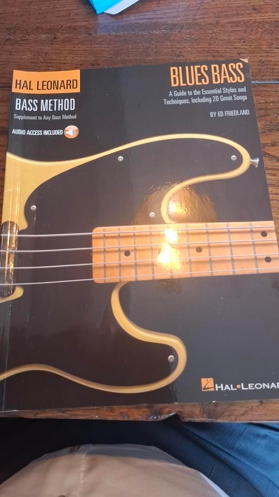 Hal Leonard Blues Bass Methode Boek, Ophalen of Verzenden, Gebruikt, Blues, Basgitaar
