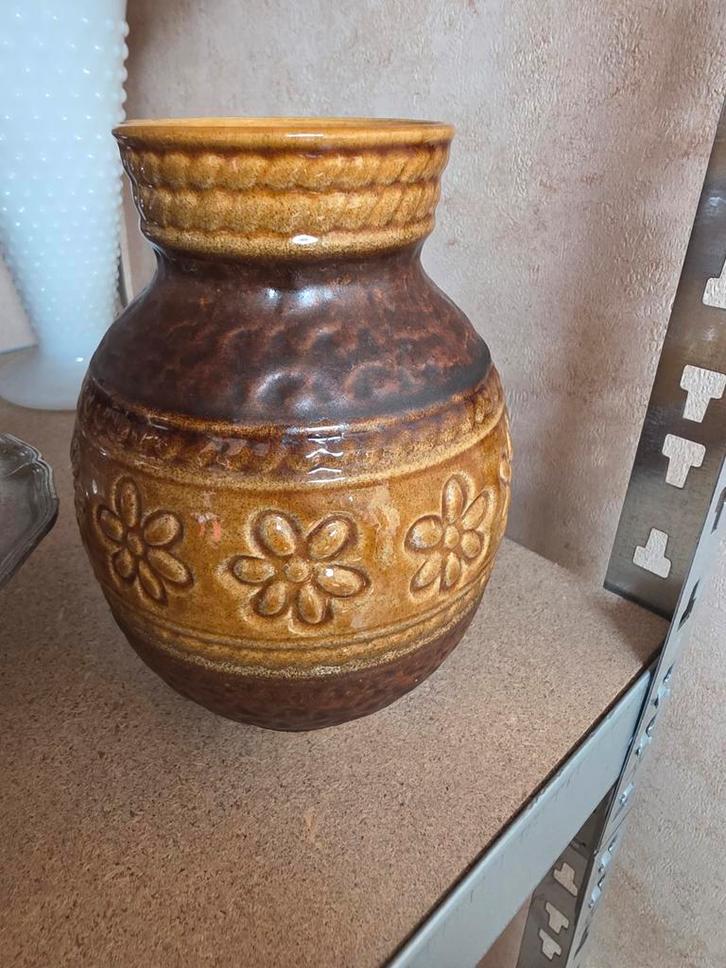 Retro Vintage Vaas West Germany - Bay 600 17, Antiek en Kunst, Antiek | Vazen, Ophalen of Verzenden