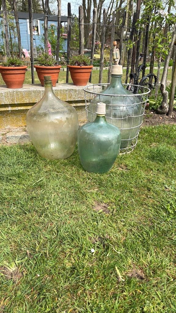 3 mooie bottel flessen, Ophalen