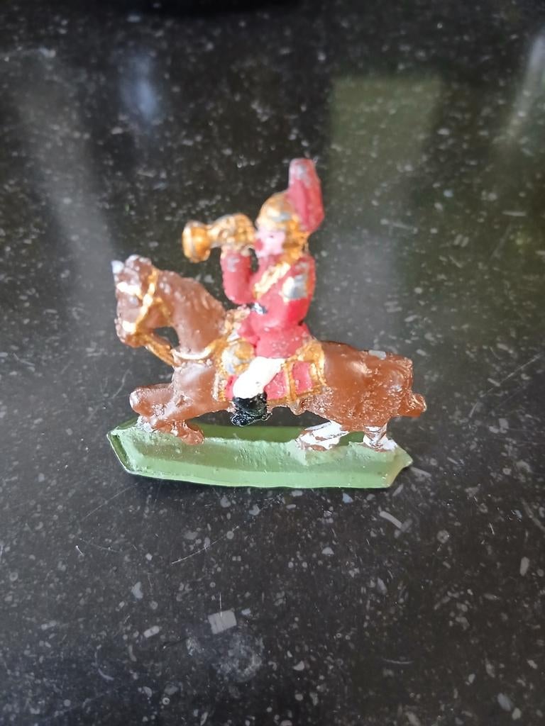 Antiek tinnen cavelarie soldaatje, Ophalen of Verzenden