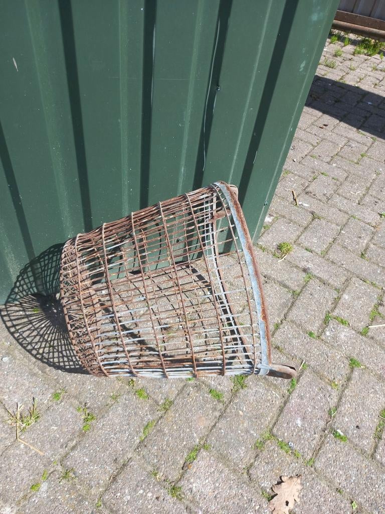 Aardappelmand, Ophalen, Rond, Metaal, Minder dan 30 cm