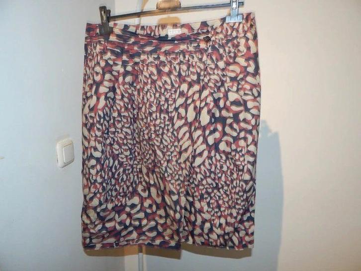 Pauw Amsterdam mooie rok fantastie print deels zijde 4/42, Kleding | Dames, Rokken, Zo goed als nieuw, Maat 42/44 (L), Overige kleuren