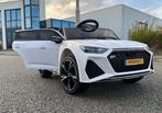 Audi RS6 12v wit Afstandsbediening / Bleutooth / Leder / RU, Ophalen of Verzenden, Nieuw