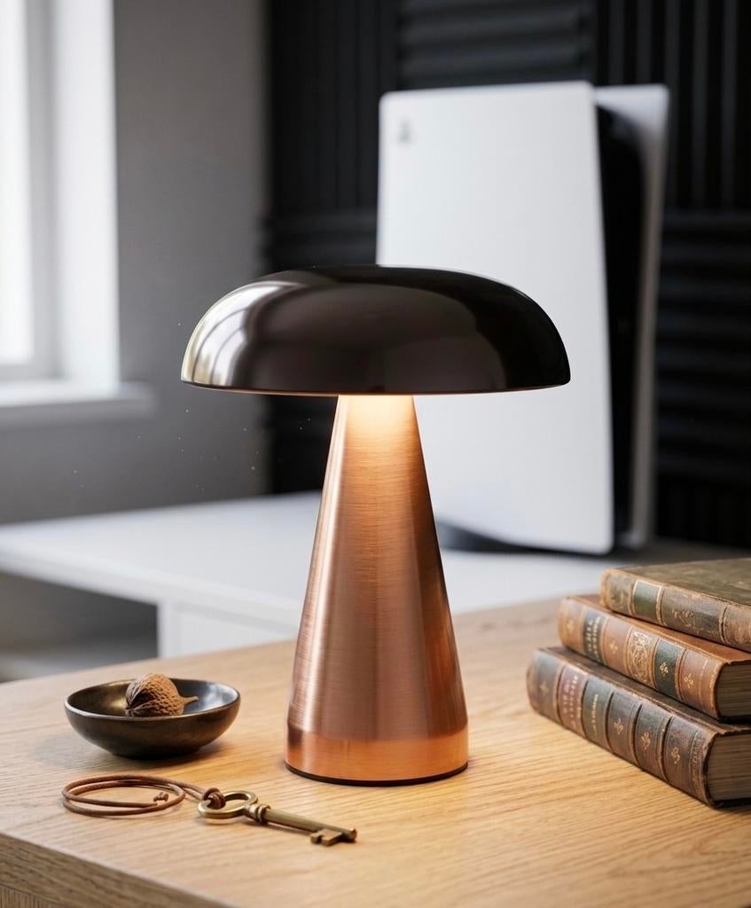 Retro Space Age Paddenstoellamp - Draadloos & Dimbaar, Onbekend, Nieuw, Ophalen of Verzenden, Onbekend