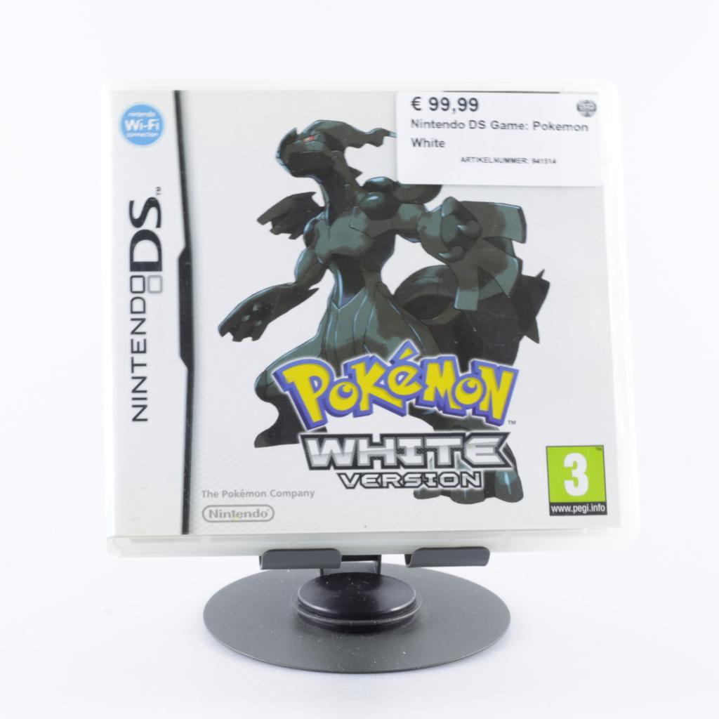 Nintendo DS Game: Pokemon White, Nintendo, Zo goed als nieuw, Support@nintendo.com, 11-1 Hokotate-cho, Kamitoba, Minami-ku
Kyoto 601-8501
Japan