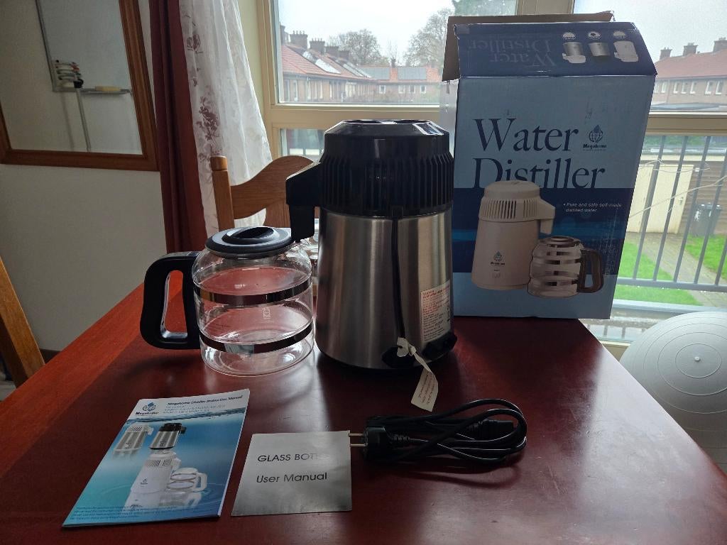 MegaHome 316 Distiller Waterdestilleerder Destileerapparaat, Ophalen of Verzenden, Zo goed als nieuw, Waterkoeler