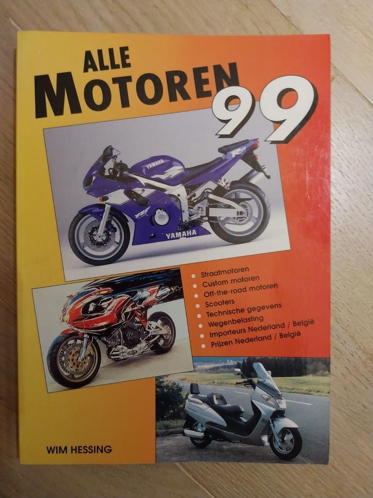 Alle Motoren 99 - Wim Hessing - Motorgids Zwart/Wit, Ophalen of Verzenden