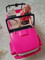 Barbie in auto, Kinderen en Baby's, Speelgoed | Poppen, Ophalen of Verzenden, Gebruikt, Barbie