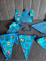 Hoed en Slinger van Spijkerstof met Dierenprint, Ophalen of Verzenden, Nieuw, Handgemaakt, Jongen of Meisje