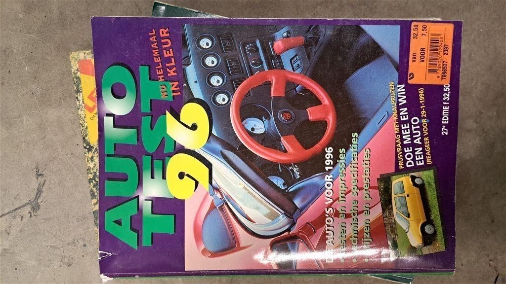 Boeken 3 autotest boeken te weten jaargangen : 1995, 1996 en, Boeken, Auto's | Boeken, Ophalen of Verzenden, Nieuw, Algemeen