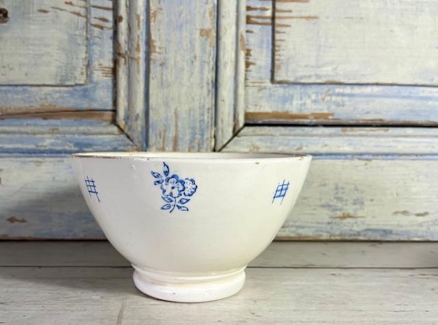 Set antieke Franse terre de fer spoelkommen bowls, Antiek en Kunst, Antiek | Servies los, Ophalen of Verzenden