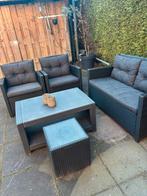 Lounge set Mora Jysk met gratis tafel, Tuin en Terras, 4 zitplaatsen, Ophalen of Verzenden, Zo goed als nieuw, Loungeset