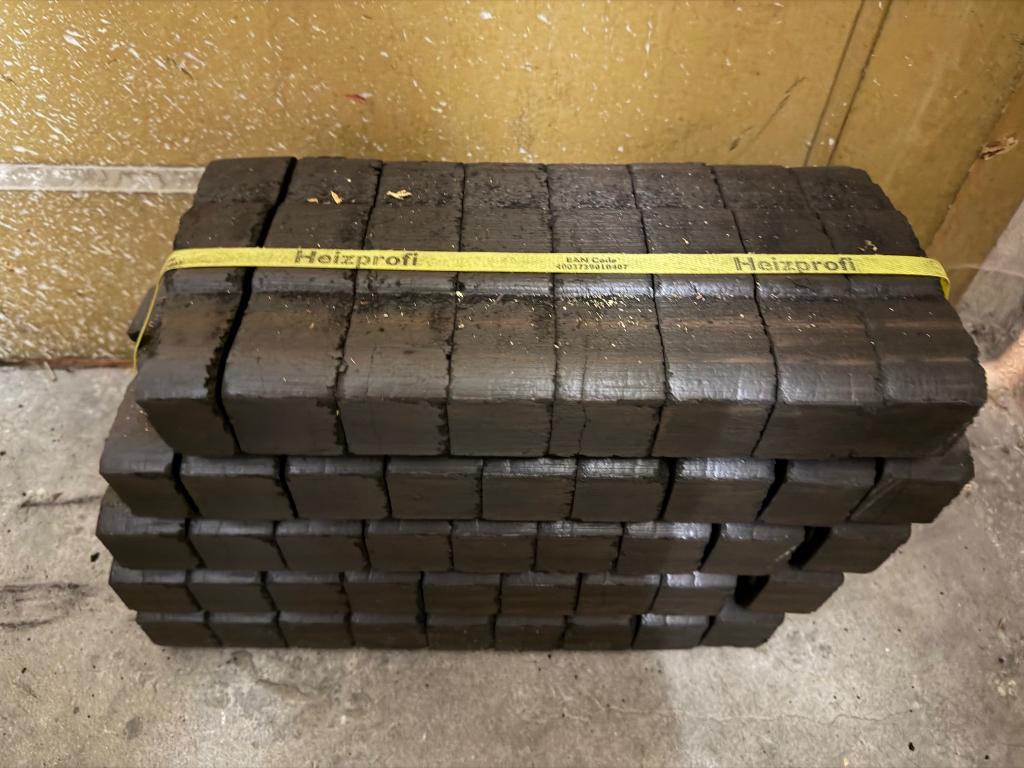 Heizprofi Bruinkool briketten, Tuin en Terras, Haardhout, Minder dan 3 m³, Ophalen, Overige houtsoorten, Blokken