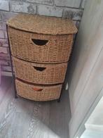 Mooi bijzetkastje van zeegras/riet, Huis en Inrichting, Kasten | Ladekasten, Ophalen, Overige materialen, Gebruikt, 50 tot 100 cm
