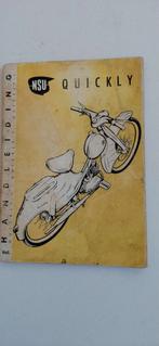 Nsu Quickly instructieboekje., Ophalen of Verzenden