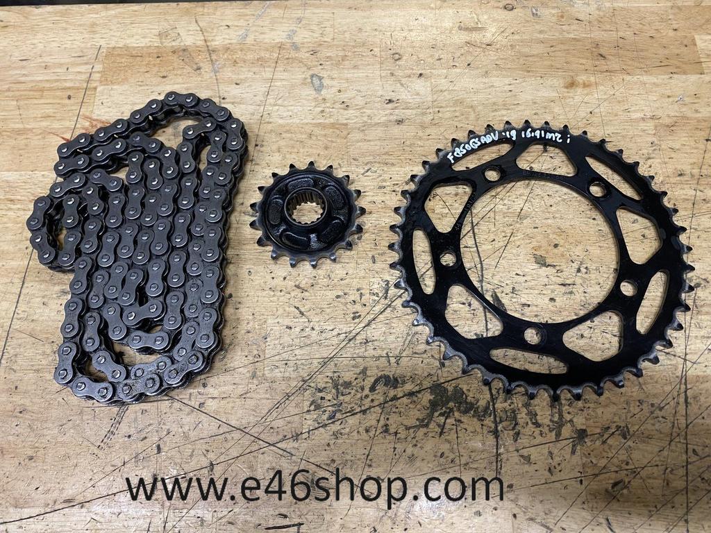 KETTING TANDWIELEN SET BMW F750GS F850GS F900R F900XR, Gebruikt, -, -, Ophalen of Verzenden