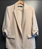 Zara Beige Blazer - Maat XL, Beige, Maat 46/48 (XL) of groter, Ophalen of Verzenden, Zo goed als nieuw