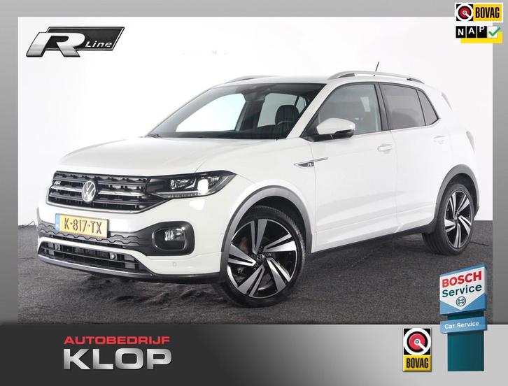 Volkswagen T-Cross 1.0 TSI R-Line | Org NL-auto | vol met op, Auto's, Volkswagen, Bedrijf, Te koop, T-Cross, ABS, Achteruitrijcamera