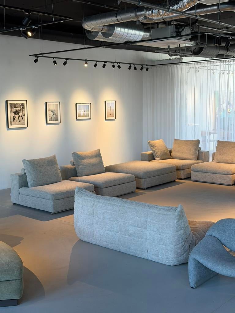 Flexform Groundpiece Modulaire Bank | NIEUWSTAAT + Garantie, Overige materialen, Hoekbank, 300 cm of meer, Ophalen of Verzenden