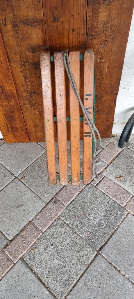 Oude slee metalen frame oerdegelijk, Kinderen en Baby's, Speelgoed | Buiten | Sleeën, Ophalen