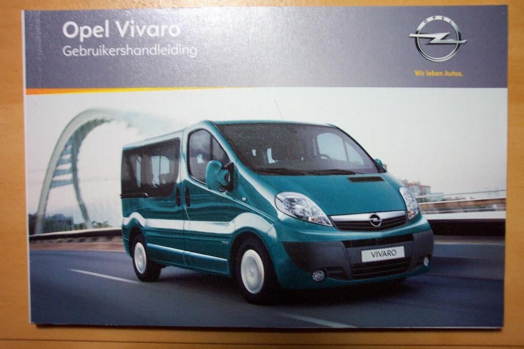 Vivaro instructieboekje handleiding Opel Vivaro boek nieuw, Verzenden