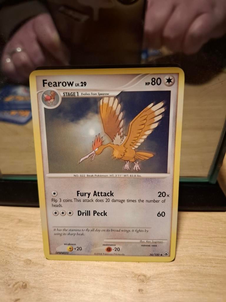 Fearow LV.29 Pokémon Kaart (2008), Ophalen of Verzenden, Gebruikt, Losse kaart