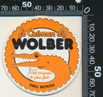 Sticker: Wolber - Pneu Bicross, Ophalen of Verzenden, Zo goed als nieuw, Bedrijf of Vereniging