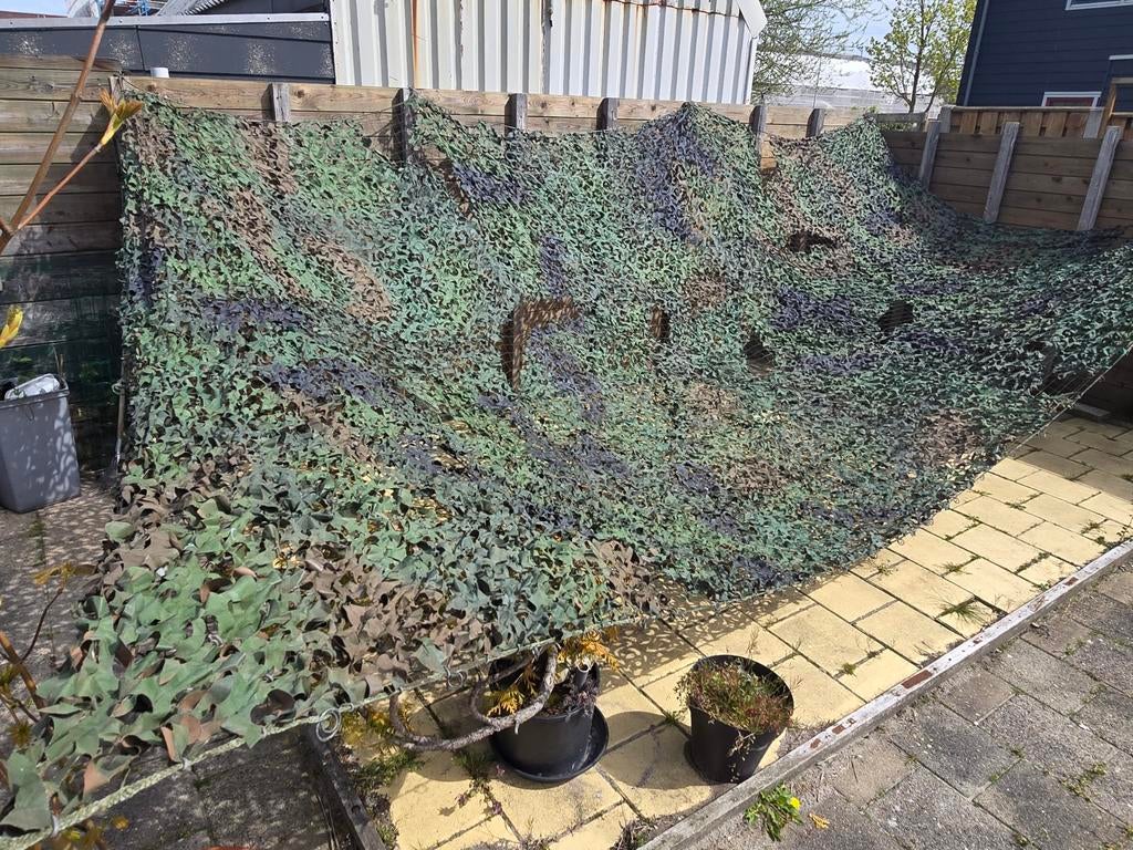 Camouflagenet 6 x 3 meter, Ophalen, Landmacht, Nederland