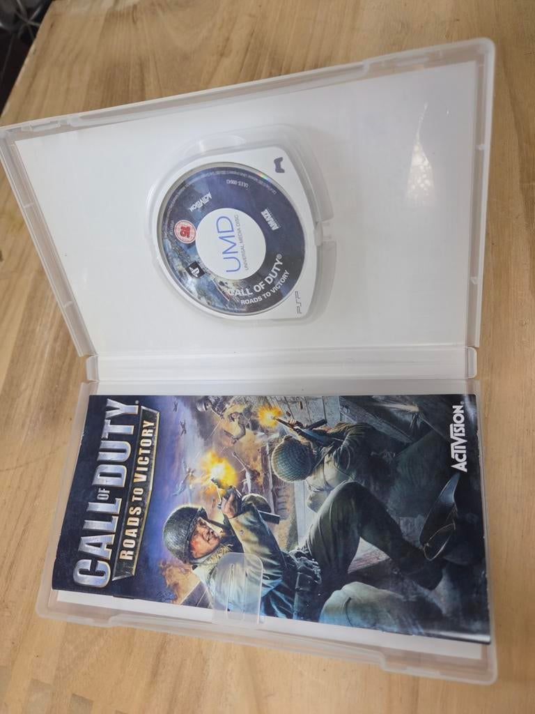 Call of Duty: Roads to Victory PSP - Zo goed als nieuw, Spelcomputers en Games, Shooter, 1 speler, Ophalen of Verzenden, Zo goed als nieuw