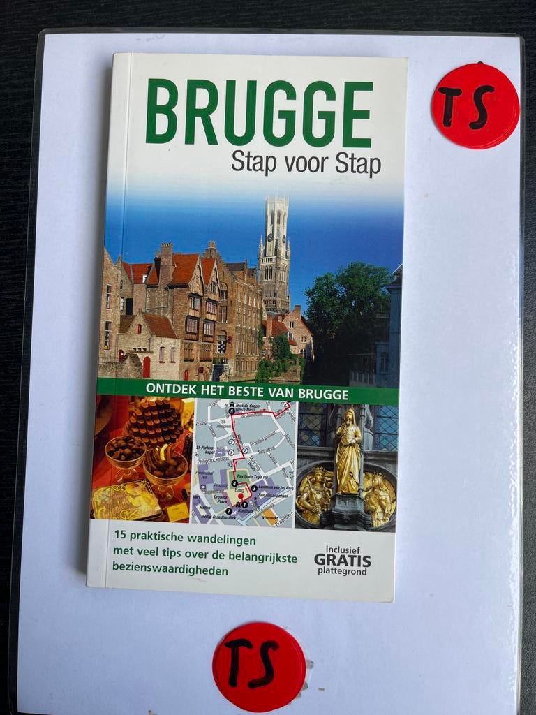 Brugge Stap voor Stap Reisgids met plattegrond, Overige merken, Europa, Ophalen of Verzenden, Zo goed als nieuw