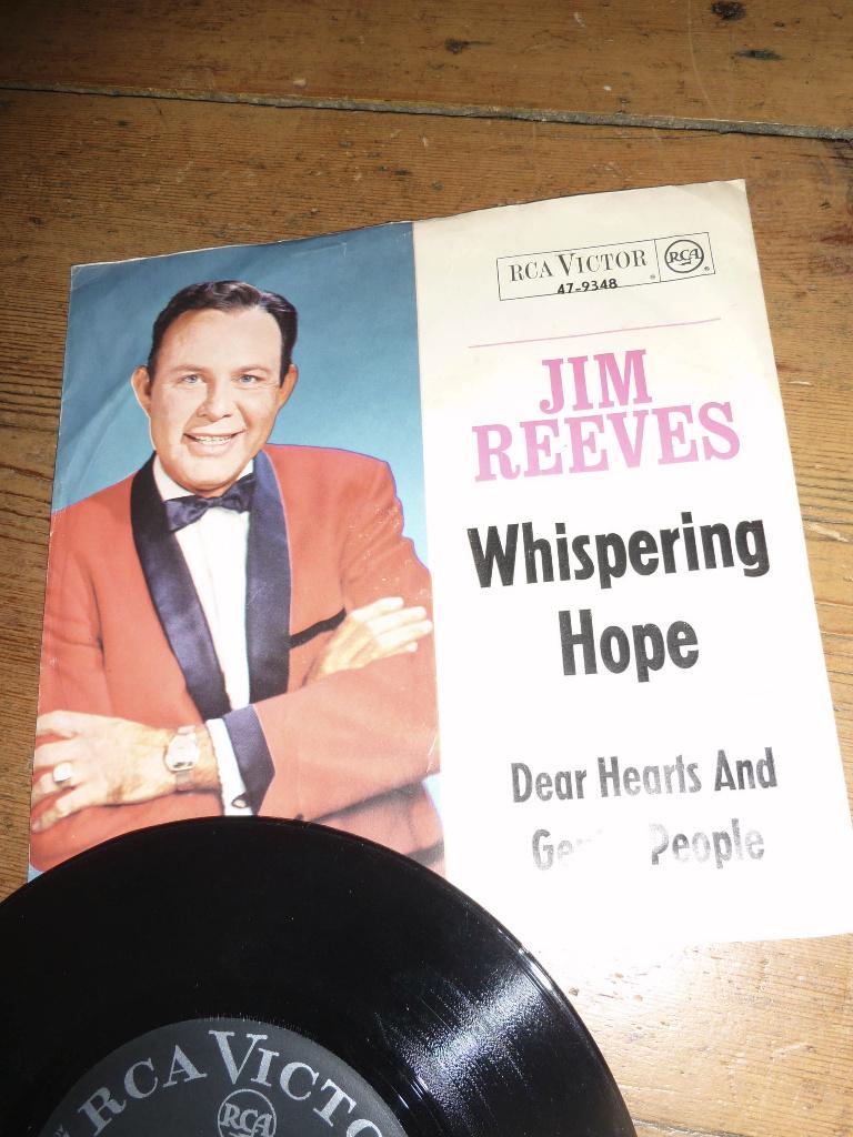 JIM REEVES whispering hope 1961, Ophalen of Verzenden, Gebruikt, Country en Western
