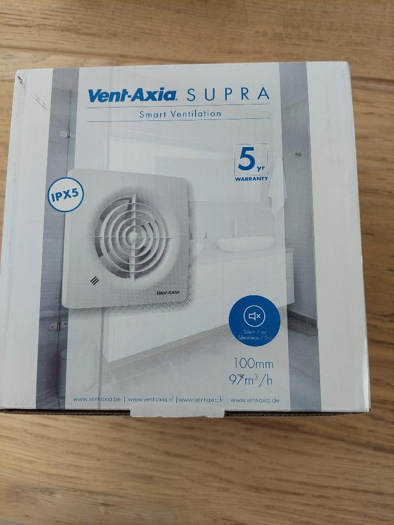 Badkamer ventilator  vent-axia, Ophalen of Verzenden, Nieuw, Ventilator