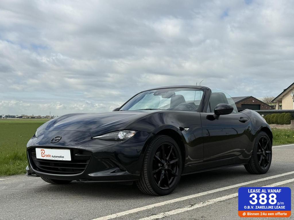 Mazda MX-5 ND 2.0 SkyActiv-G 160 GT-M / Billstein / Orig NL, Auto's, Mazda, 1998 cc, 4 cilinders, Cabriolet, Zwart