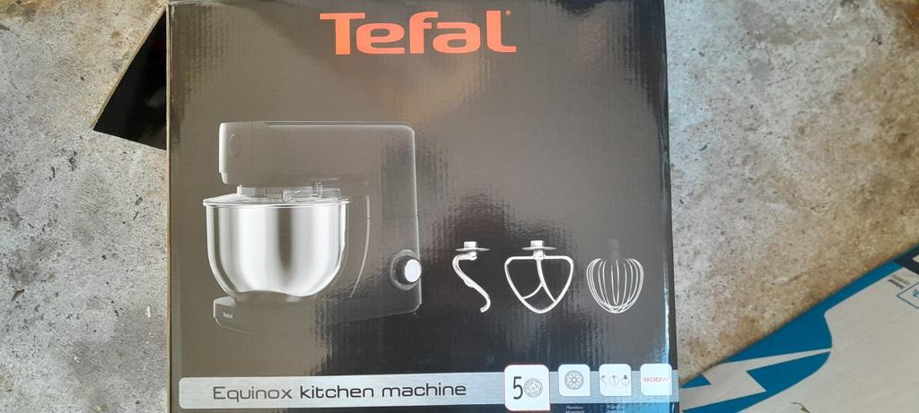 Tefal Equinox keukenmachine, Witgoed en Apparatuur, Keukenmixers, Ophalen, Zo goed als nieuw, 3 snelheden of meer
