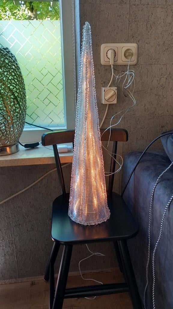 Verlichte pyramide, Huis en Inrichting, Lampen | Tafellampen, Ophalen, Minder dan 50 cm