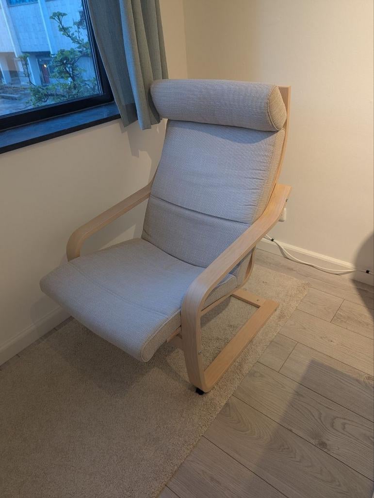 IKEA POÄNG Fauteuil | Armchair, Ophalen, Zo goed als nieuw, 75 tot 100 cm