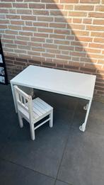 Gratis op te halen:  ikea Stuva bureautje en houten stoeltje, Ophalen, Gebruikt, Bureau