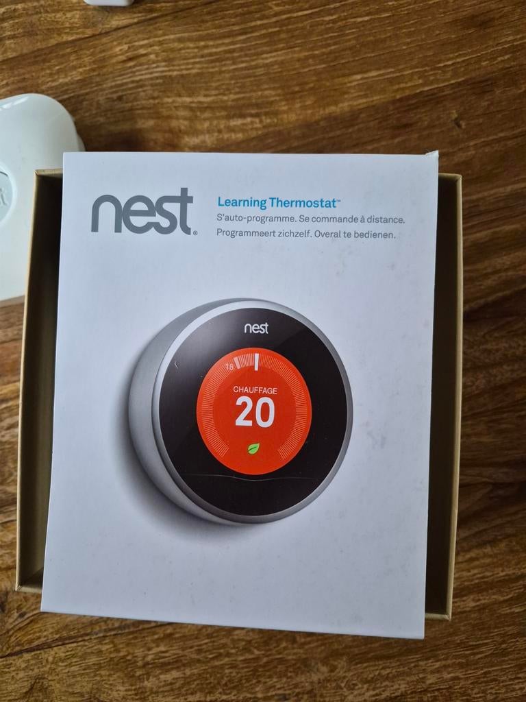 Nest Learning Thermostaat - Slimme Thermostaat, Ophalen of Verzenden, Slimme thermostaat, Gebruikt