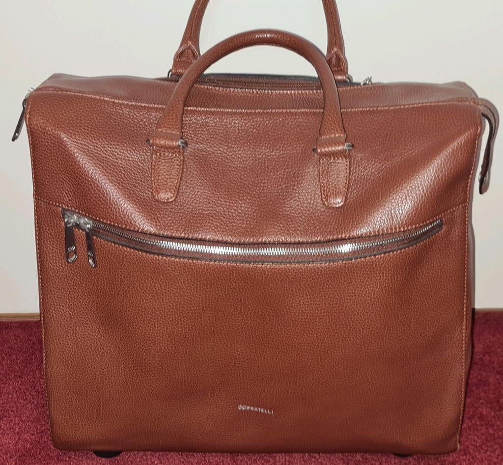 Mooie en zgan Gigi Fratelli Romance Lady business trolleytas, Sieraden, Tassen en Uiterlijk, Bruin, Aktetas of Boekentas, Ophalen of Verzenden