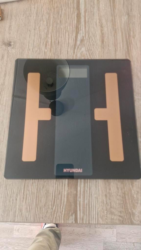 Hyundai Digitale Weegschaal met App Koppeling, Witgoed en Apparatuur, Weegschalen, Nieuw, Digitaal, Personenweegschaal, 1 tot 500 gram