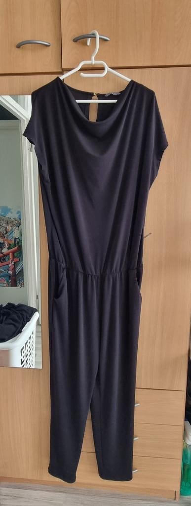 Zwarte jumpsuit Hema maat L, Zwart, Maat 42/44 (L), Ophalen of Verzenden, Gedragen