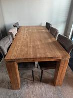 Troubadour eettafel 210x100cm, Ophalen, Gebruikt, 200 cm of meer, 50 tot 100 cm