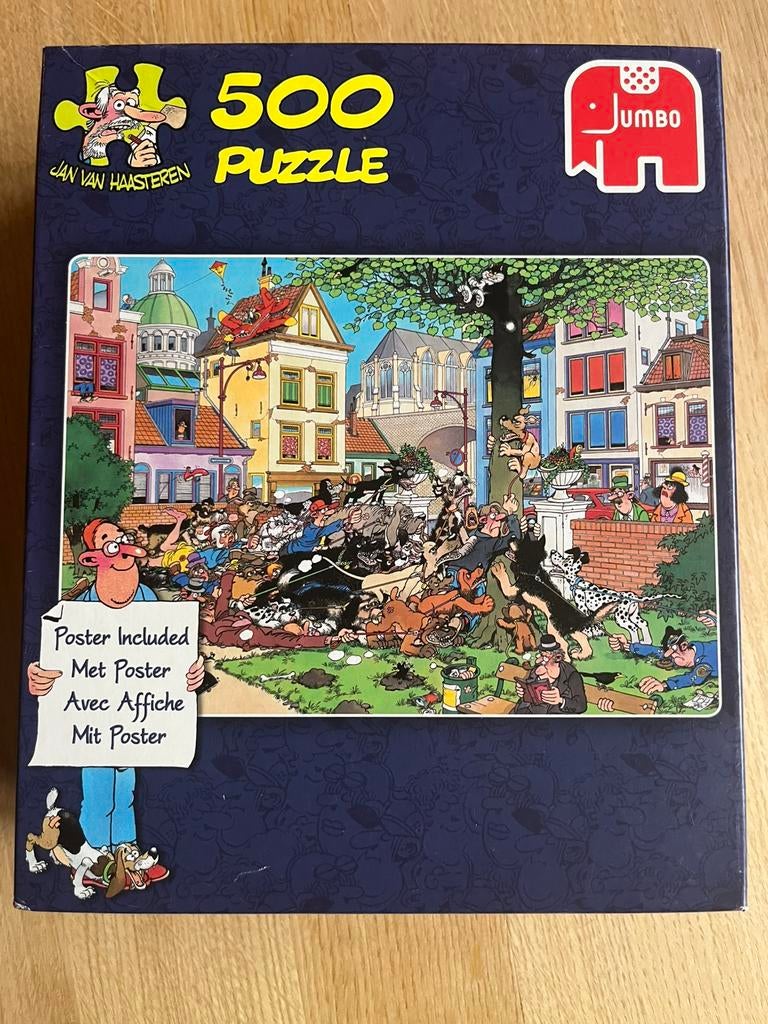 Jan van haasteren puzzel, Ophalen, 500 t/m 1500 stukjes, Zo goed als nieuw