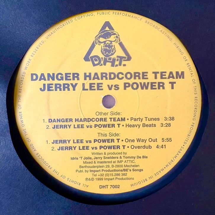 Danger Hardcore Team - Party Tunes | DHT 7002 | Millenium, Cd's en Dvd's, Vinyl | Dance en House, Gebruikt, 12 inch, Ophalen of Verzenden