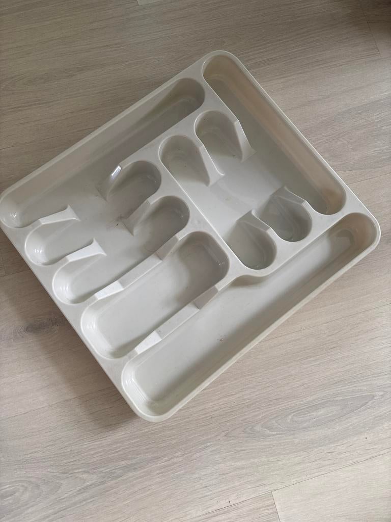 Bestekbak voor lade - Handige bestekorganizer, Ophalen of Verzenden, Gebruikt, Kunststof, Los bestek
