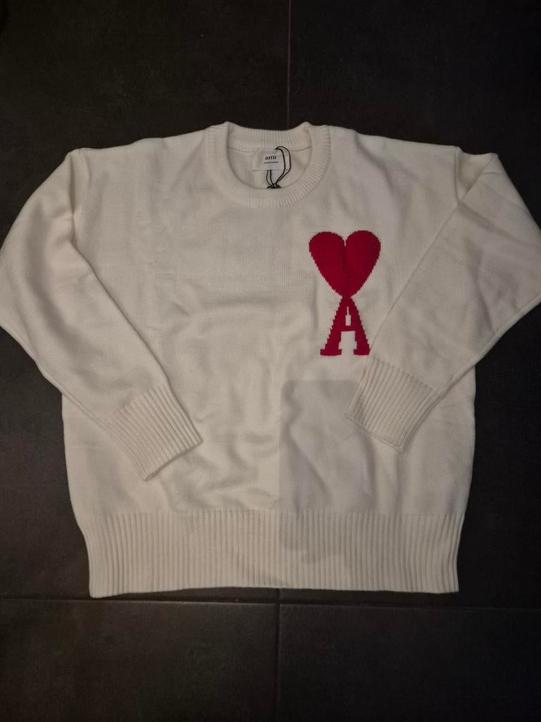 Ami Paris Trui Dames Maat M - Nieuw met labels, Kleding | Dames, Truien en Vesten, Maat 38/40 (M), Wit, Ami Paris, Nieuw