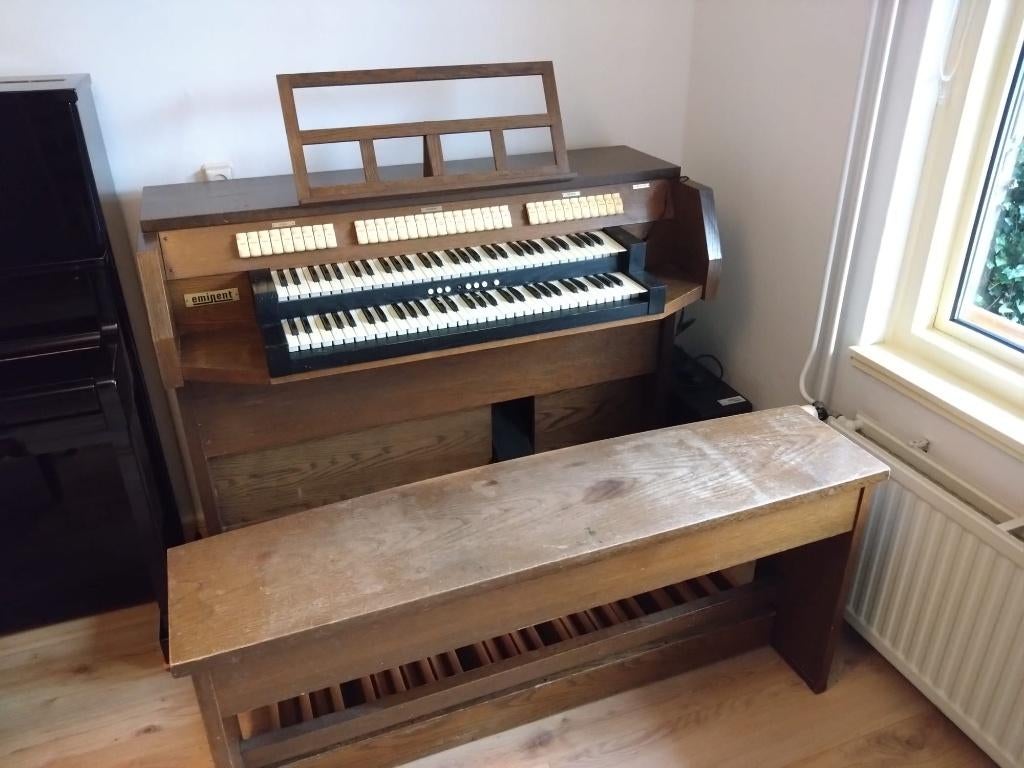 Elektrisch orgel met volledig pedaal, Ophalen, Gebruikt, 2 klavieren, Orgel